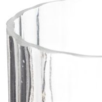 gjenstander Høykvalitets glassvase for dekorativ oppsats i moderne hjem, 24 cm