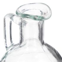 gjenstander Minivase/vannkanne med hank til spisebordet hjemme, dekorativ og funksjonell, 12 cm, 6 stk.