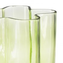gjenstander Glassvase grønn vase blomster dekorativ vase Ø15cm H20cm