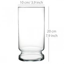 Glassvasksylinder klar Ø10cm H20cm