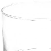 gjenstander Glassvase glass sylinder Ø9cm H7cm