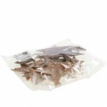 gjenstander Glitterstjernegullblanding 9,5/5cm 18 stk