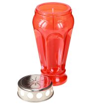gjenstander Gravlys røde gravlys brennetid 18 timer Ø9 cm H19 cm 4 stk