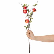 gjenstander Kunstig granateplegren som fruktgren til borddekorasjon, 68 cm