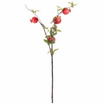 gjenstander Kunstig granateplegren som fruktgren til borddekorasjon, 68 cm