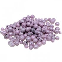 gjenstander Strålende dekorative perler 4mm - 8mm leirgranulat rosa 1l