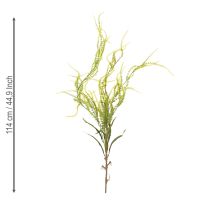 gjenstander Kunstig plante av grønn hirse for elegante hengende dekorasjoner, stilige romdetaljer, 114 cm