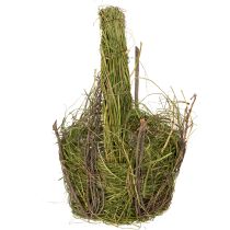 gjenstander Påskekurv, naturlig design, håndkurv for festlig hjemmedekorasjon, 25 cm