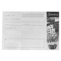 gjenstander Bursdagskupong med konvolutt 5 stk