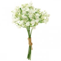 gjenstander Hvit Gypsophila kunstig L30cm 12stk