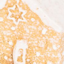 gjenstander Pepperkakehus Keramikk Hengende Dekorasjon Vinter Julepynt 6cm 3stk
