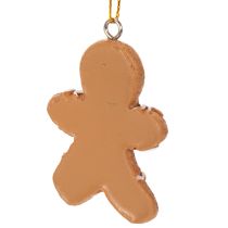 gjenstander Dekorative pepperkakemann-pynt til juletre, 6 cm, 12 stk.