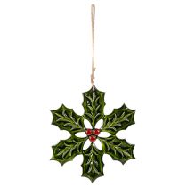 gjenstander Kristtorn-pynt, juledekorasjon til oppheng, 26 cm