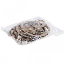 gjenstander Dekorativt anheng i tre påskepynt kanin i egg 9×1,5×23cm 6 stk.