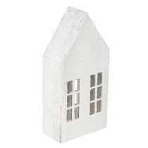 gjenstander Miniatyrhus for interiørdesign og atmosfære, svært dekorative, tidløst design for hjemmet, 14 cm, 4 stk.