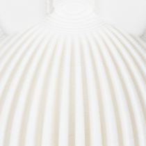 gjenstander Dekorativ kaninfigur med brettet utseende for moderne interiørdesign, stue eller kontor, 13 cm, 3 deler