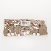 gjenstander Påskehare hengende dekorasjon, ideelt dekorativt tilbehør til vindusdekorasjon, 14 cm, 8 stk.