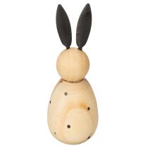 gjenstander Dekorativ kanin med enkelt design for vårlige stuedetaljer, 12 cm, 2 stk.
