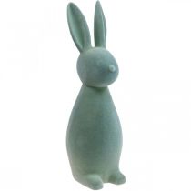 Deco Bunny Deco Easter Bunny Flokket Grågrønn H47cm