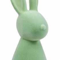 Påske dekorasjon kanin 47cm grønn flokket påske kanin dekorasjon figur påske