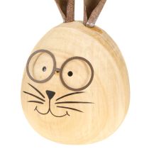 gjenstander Eggformet kanindekorasjonsfigur med karakter for vår- og sesongdekorasjon, 14 cm, 3 deler