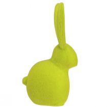 gjenstander Små sittende påskeharer, fargerikt flokket, 13 cm, 8 stk.