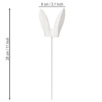 gjenstander Kaninører til festlige påskefeiringer og dekorasjoner, 28 cm, 8 stk.