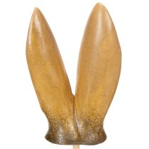 gjenstander Kaninører hagepinne, vårdyrfigur til hage- og påskepynt, 29 cm, 4 deler