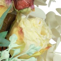 gjenstander Dørkrans eukalyptus eukalyptuskrans kunstig bleket Ø50cm