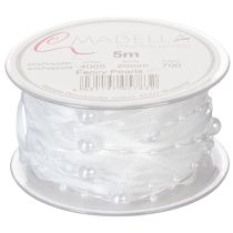 gjenstander Bryllupsbånd hvitt 20mm 5m