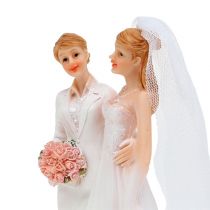 gjenstander Bryllupsfigur kvinne par 17cm