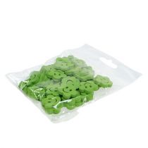 gjenstander Treblomst med ansiktsgrønn 2,5cm 48 stk