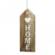 Hus å henge, tredekor &quot;Hjem&quot;, dekorativt anheng Shabby Chic H28cm