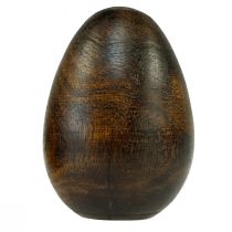 gjenstander Treegg brunt mangotre Påskeegg av tre H9,5–10cm 2stk
