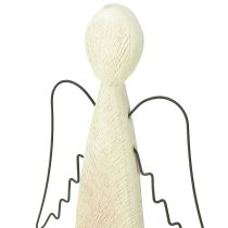 gjenstander Treengel naturlig skytsengel trefigur moderne H27,5 cm