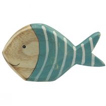 gjenstander Fiskeborddekor i tre fiskestativ tre 15×8cm 2 stk