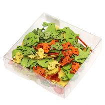 gjenstander Trekanin 2cm - 4cm fargerik assortert 96 stk