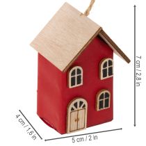 gjenstander Hengende interiørsett, skandinavisk stil, 7 cm, 6 deler