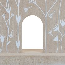 gjenstander Trehus dekorativt hus bordstativ tre 28,5cm