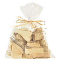 gjenstander Trehjerter spreder hjerte bjørkehjerter natur 6×4cm 16 stk