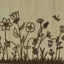 gjenstander Treboks pennholder skrivebordsorganisator naturlig 14×8×12cm