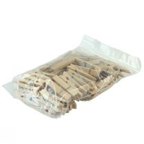 gjenstander Treklemme mini klesklype pynteklemme 3,5cm 50 stk