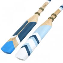 gjenstander Dekorativ padle treveggdekor Maritim dekorativ treåre malt 78cm