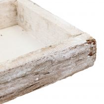 gjenstander Trebrett med bark naturkalket 59×20cm 2stk