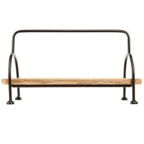 gjenstander Trebrett ovalt avlangt dekorativt brett med håndtak 49×18×26cm