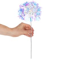 gjenstander Kunstig hortensiablomstrende gren i iriserende farger 36 cm 2 stk