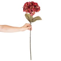 gjenstander Kunstig hortensiagren, stor blomst, 74 cm