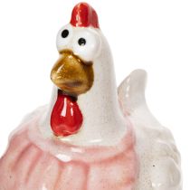 gjenstander Keramiske kyllingfigurer til stuen, søt påskeborddekorasjon til hjemmet, 11 cm, 2 stk.