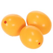 gjenstander Påskeegg, ekte kyllingegg, perfekt for kreativt DIY-håndverk og påskehåndverk, 5 cm, 10 stk.