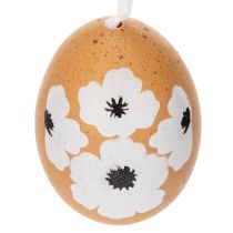 gjenstander Påskeeggdekorasjon, vår, påske, ekte kyllingegg, naturlige, 6 cm, 6 stk.